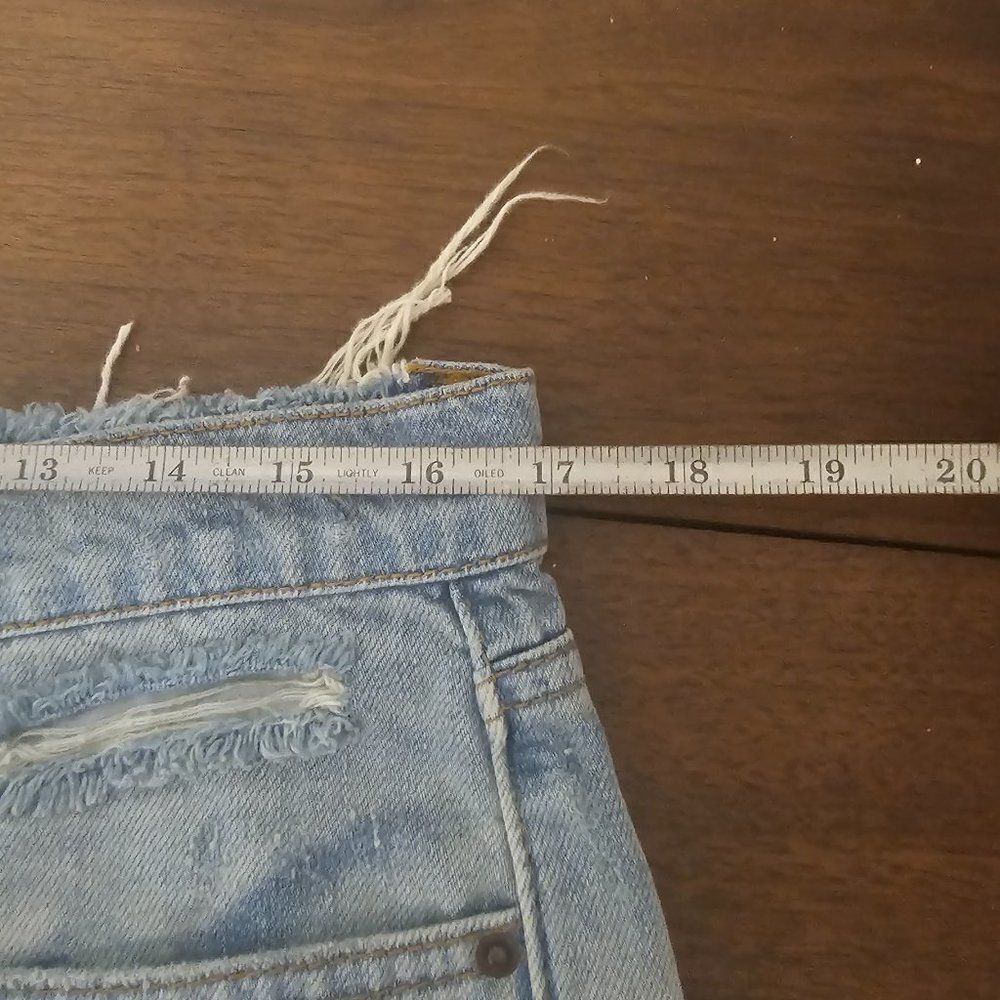 BDG Patchwork Denim Cut Off Shorts - Picture 7 of 7